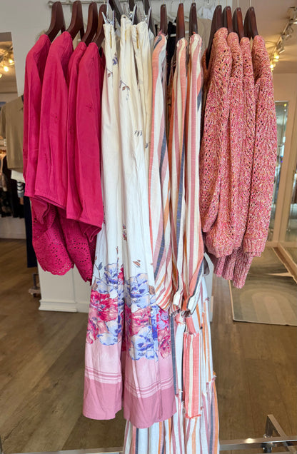 Cerese Top in red bud by Cleobella