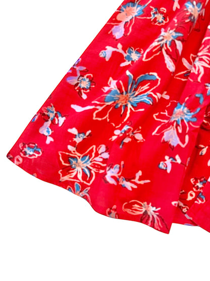 Cheyenne Midi Dress in fiore rosso print by Cleobella