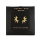Spike Gold Dipped Small Earrings in gold by Secretbox