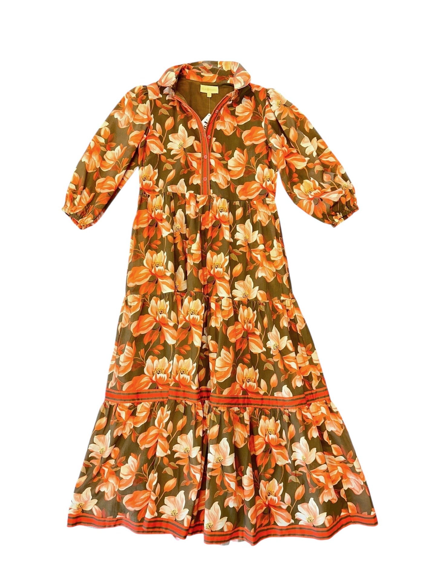 Boston Maxi Dress in magnolia mocha by Isla Payal