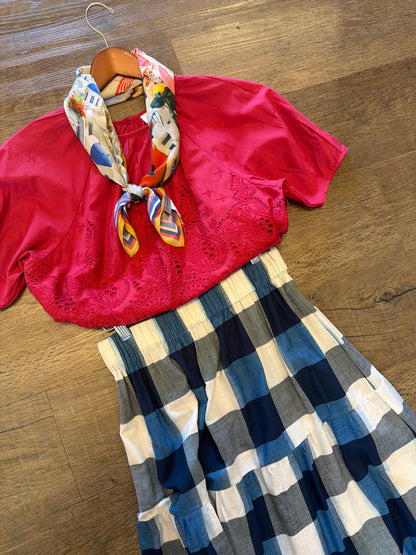Taeyi Scarf in beach scene by Conditions Apply