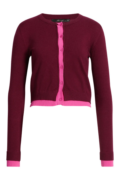 Zeppelin in wine with fuschia by Deluc