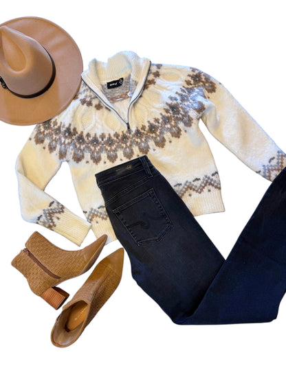 Aviendha Raglan Sleeve Sweater in calla lily by RD