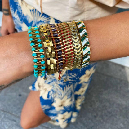 Arrow Bracelet in brass by JUJU