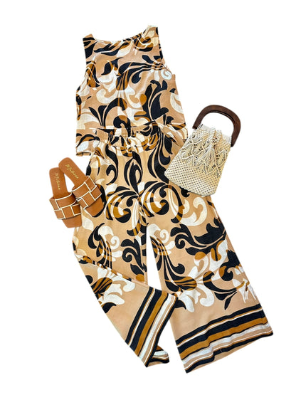 Coco Bag – Cotton Macrame Handbag with Dark Wood Handle