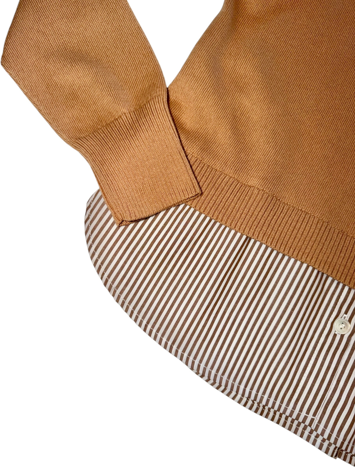 Long Sleeve 2Fer in camel by J.Society