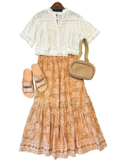 Baleia Sandals in nude by Cacatoes