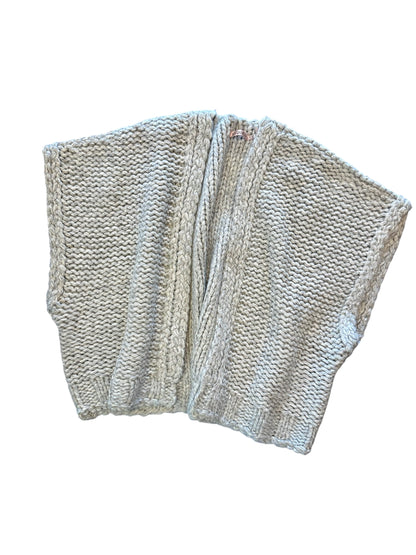 Cardigan Gilet Sweater in light grey melange by Esqualo