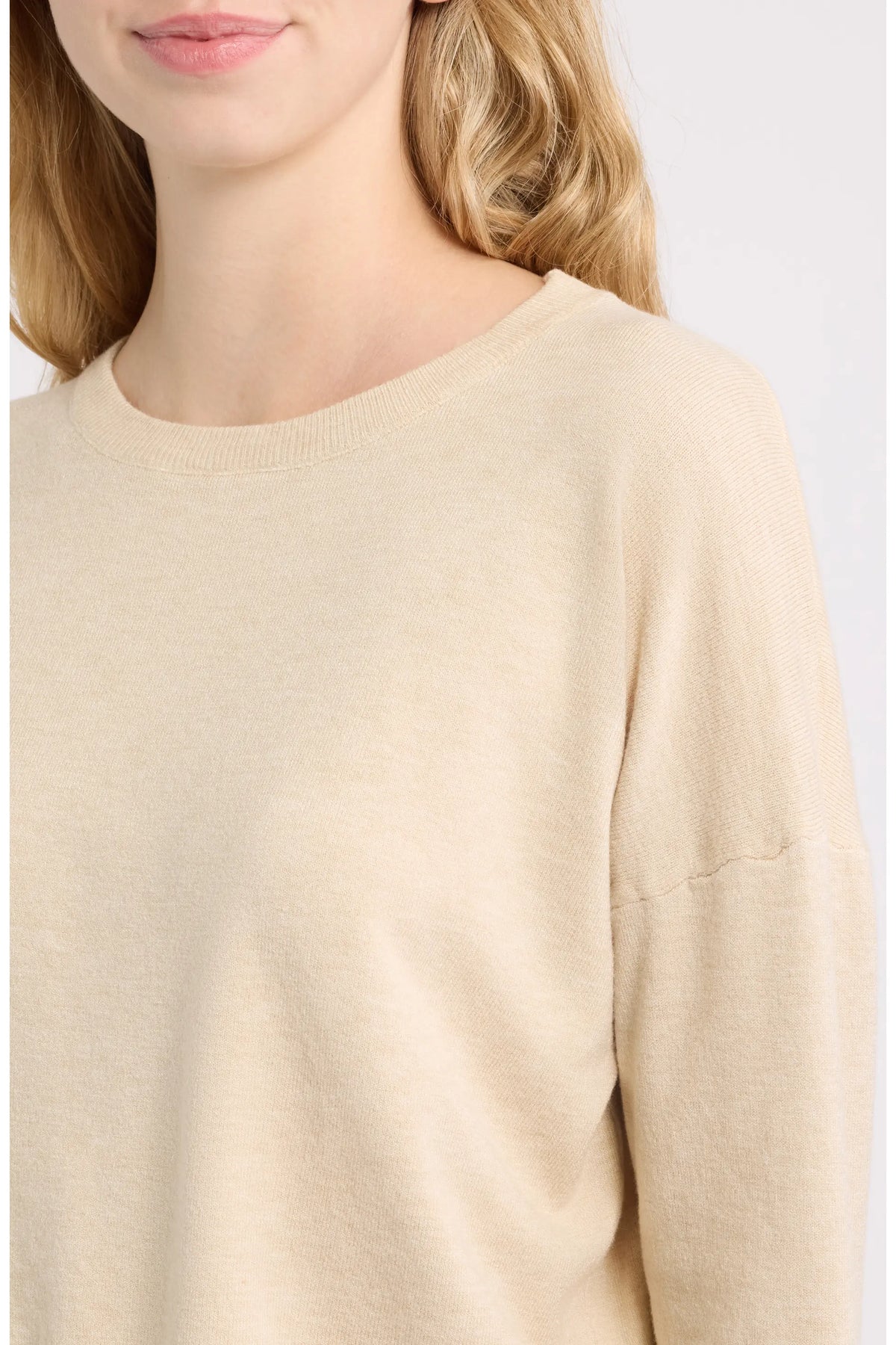 Polly Sweater in greige by Deluc