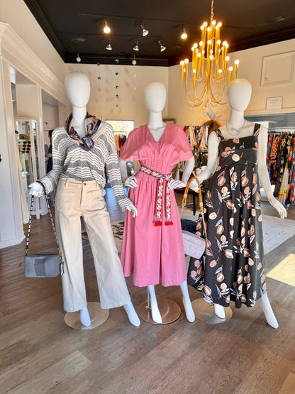 Woven Tie Belt in red by Ottod'Ame