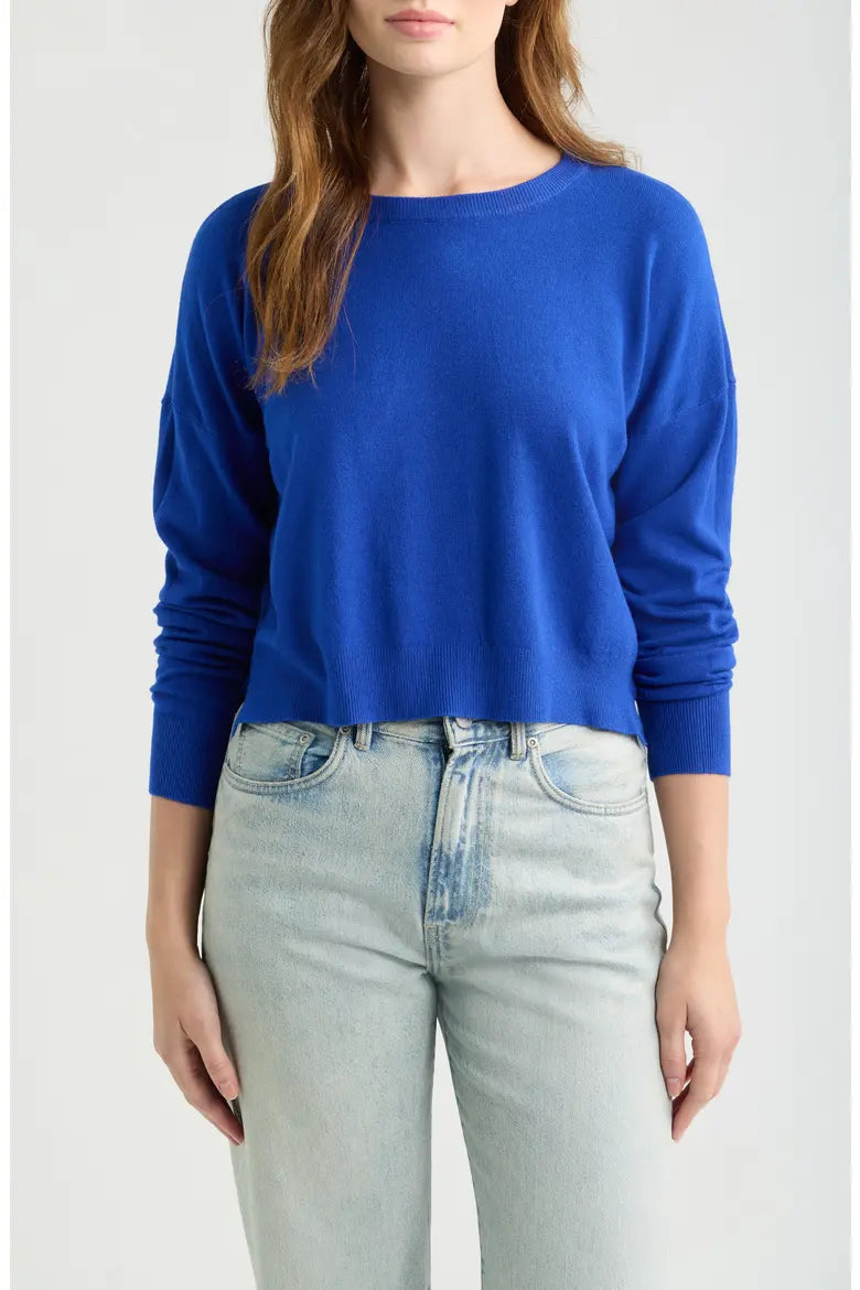 Polly Sweater in deep blue by Deluc