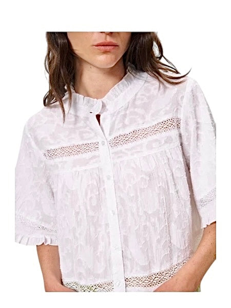 Einat Shirt in creme by FRNCH