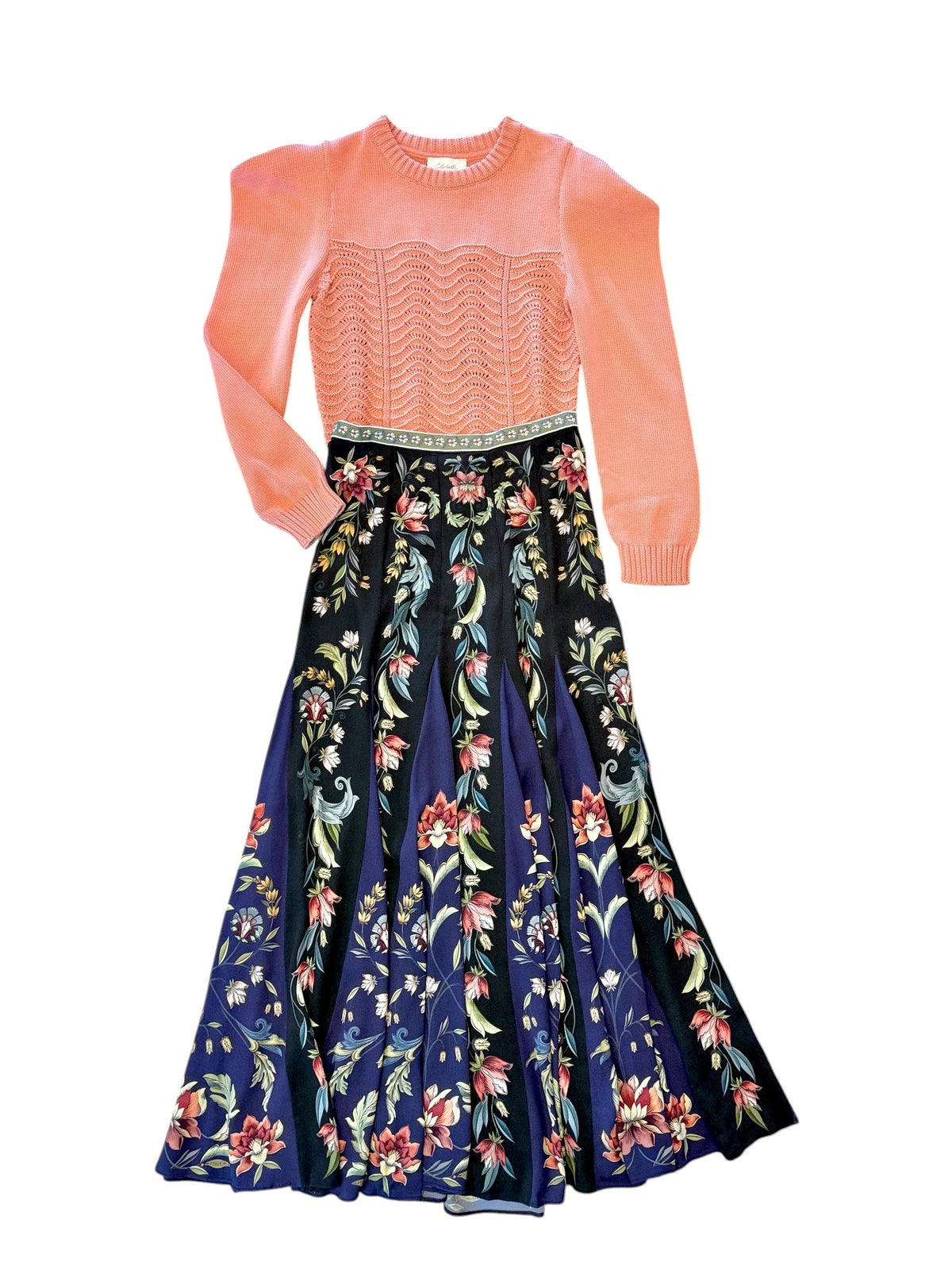 Natalia Maxi Skirt in black by Farm Rio