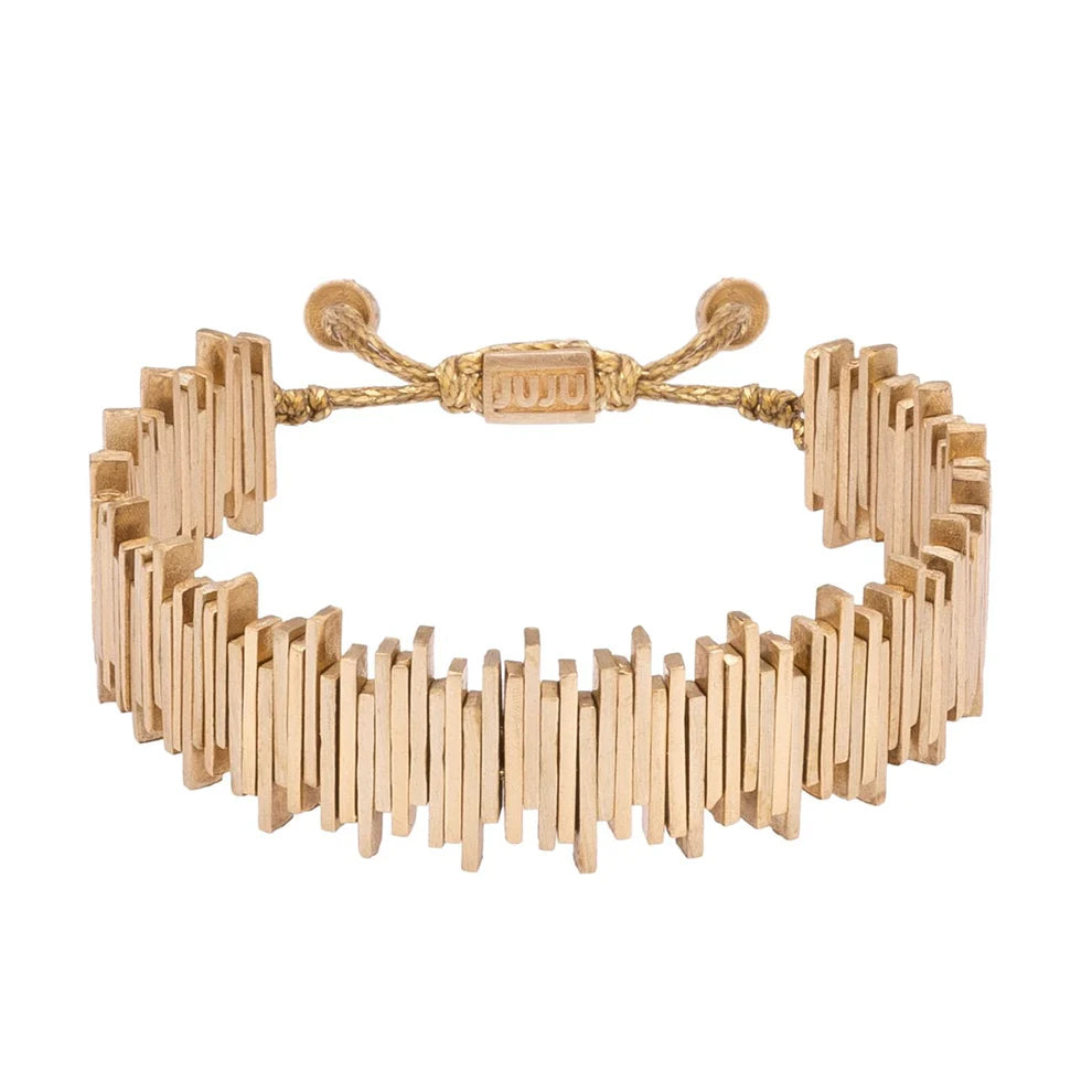 Heartbeat Bracelet in bronze by JUJU