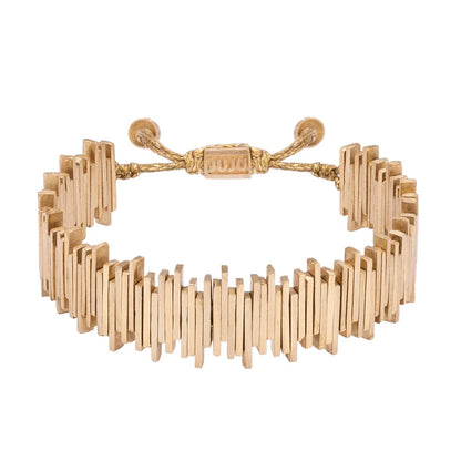 Heartbeat Bracelet in bronze by JUJU