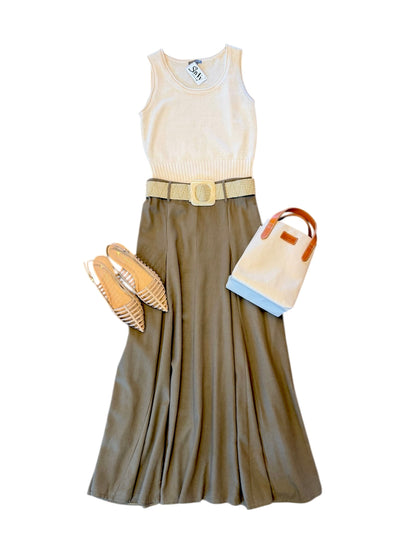 Clouet Skirt in toast by Deluc