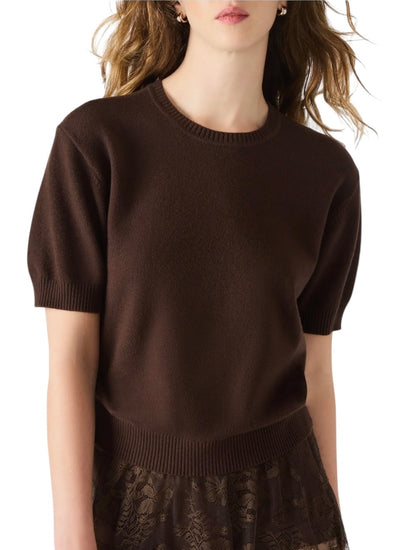 Hermia Sweater in dark espresso by Steve Madden
