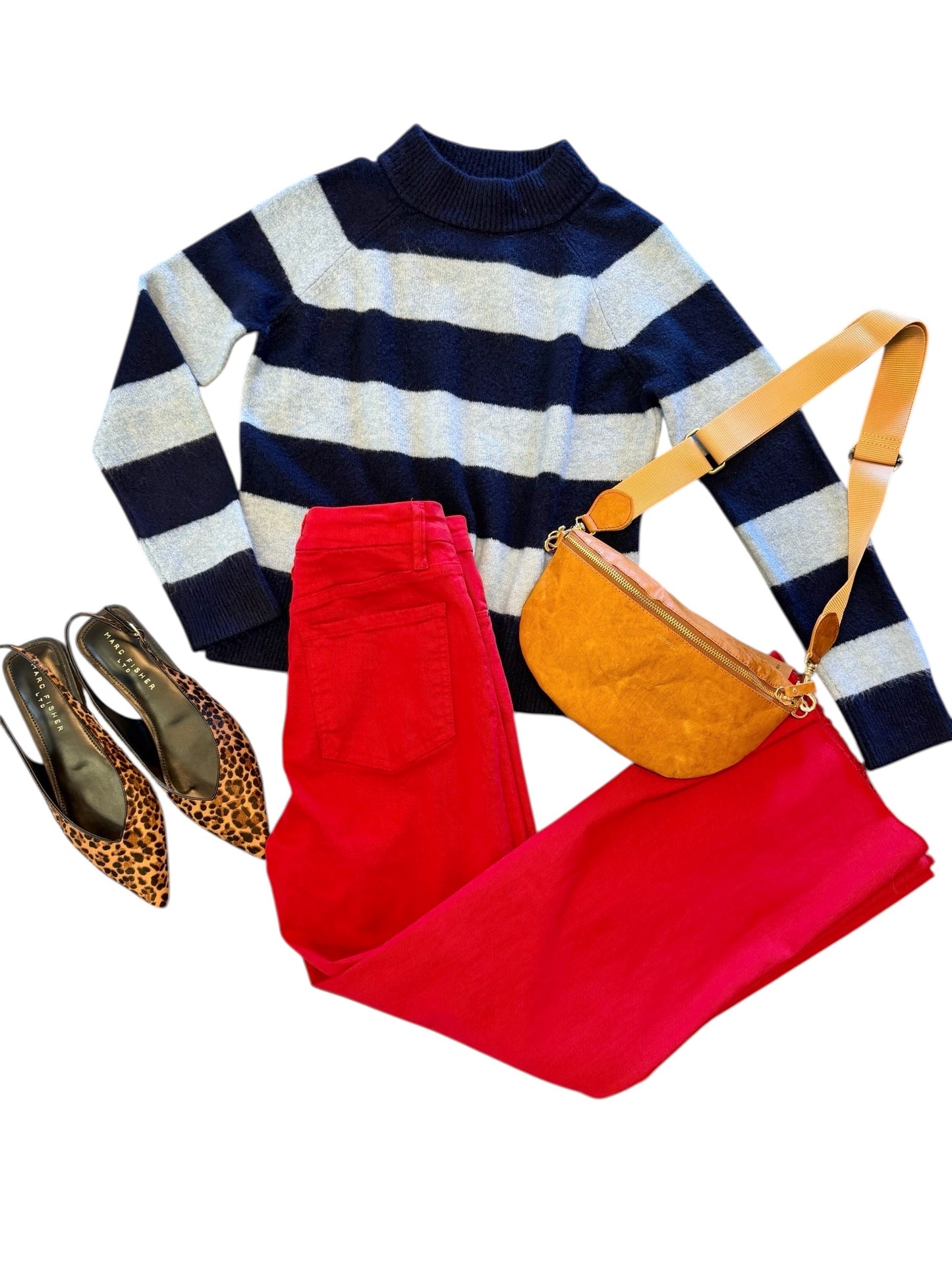 Meg High Rise Wide Leg Raw Hem in ruby red by KUT