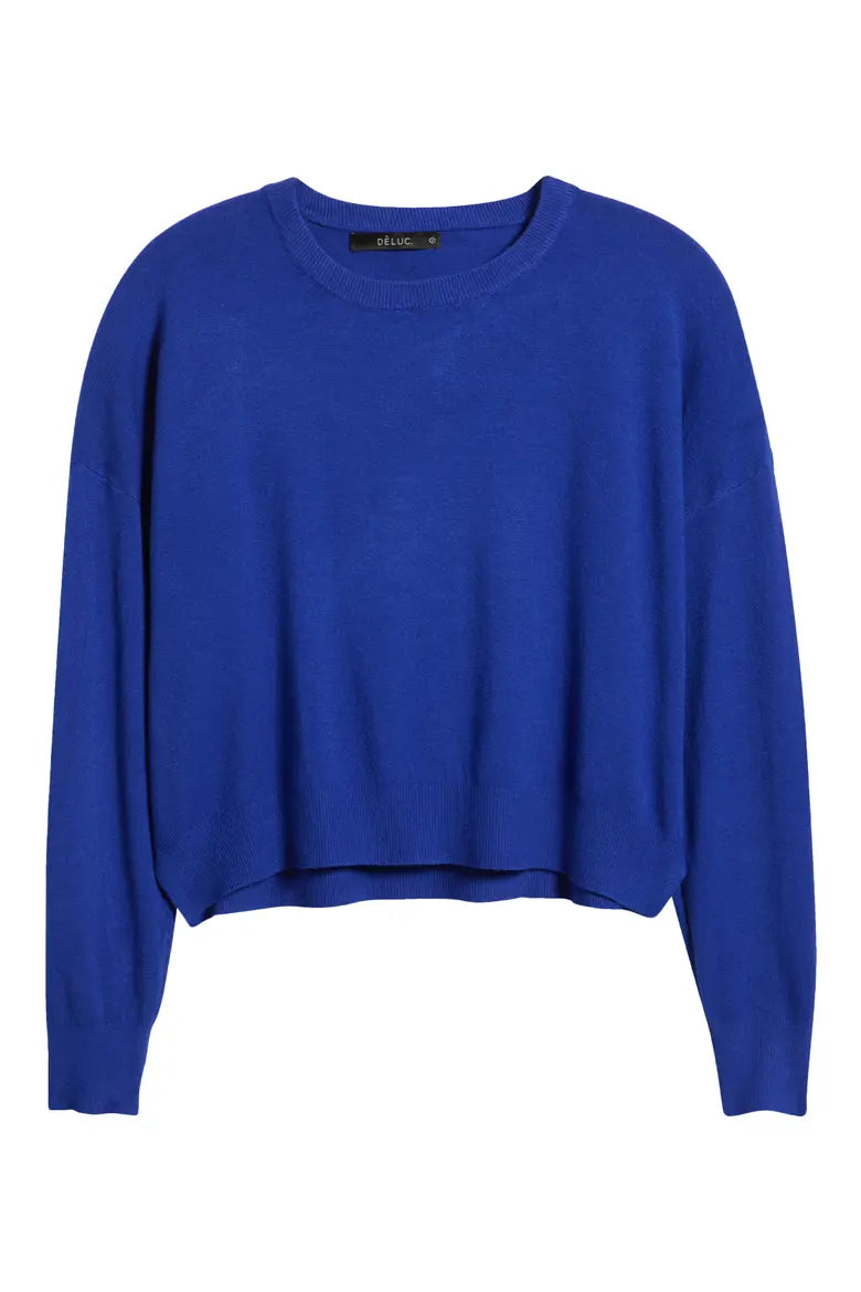 Polly Sweater in deep blue by Deluc