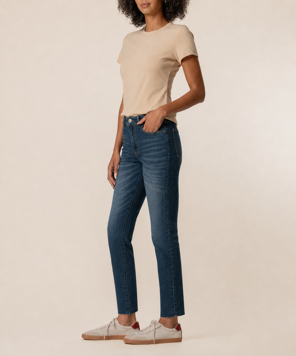 Rachael High Rise Jean in devotee by KUT