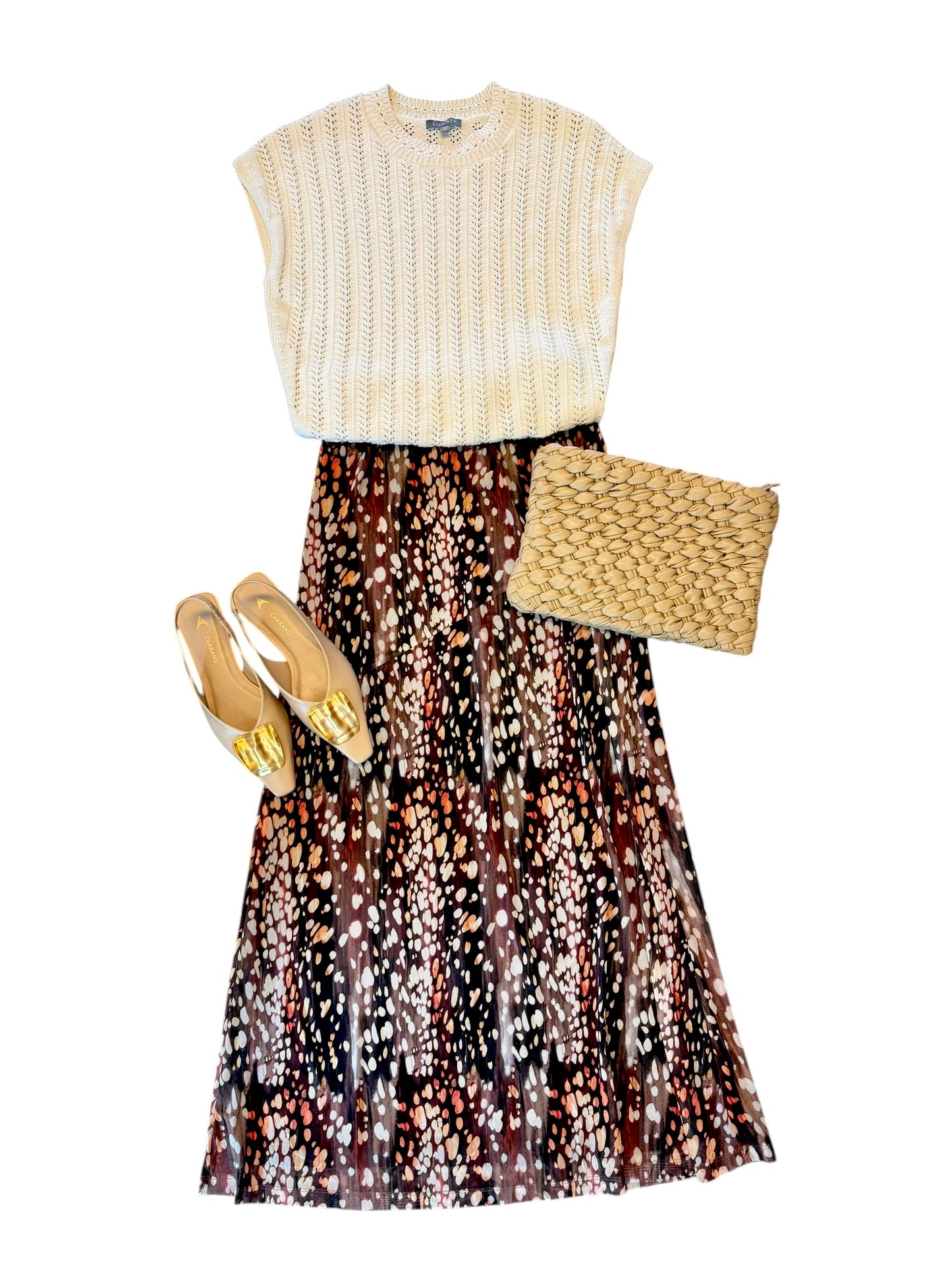 Vina Skirt in savannah starfall by Caballero