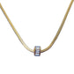 Hampton necklace in gold by Farrah B