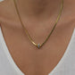 Hampton necklace in gold by Farrah B