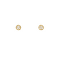 Cute Round Studs in gold by Secretbox