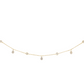 Tear Drop Choker Necklace in gold by Secretbox