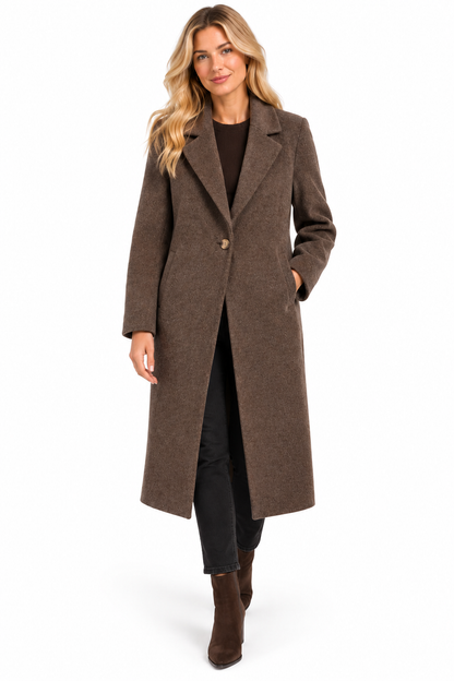 Logan Melton Coat in brown by Dylan