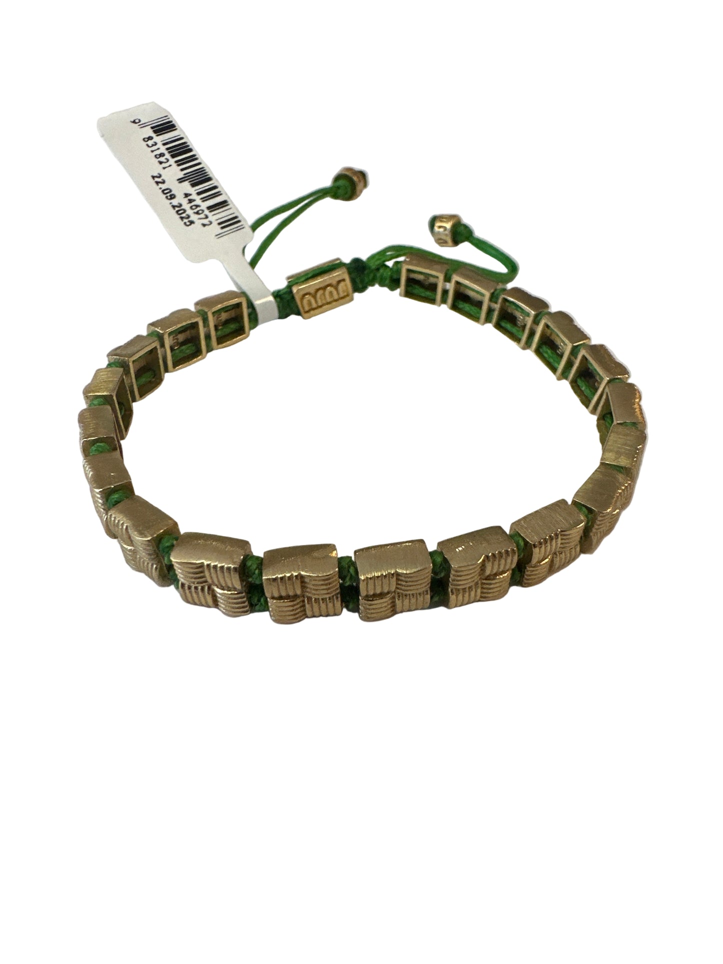 Mini Wicker Bracelet in brass by JUJU