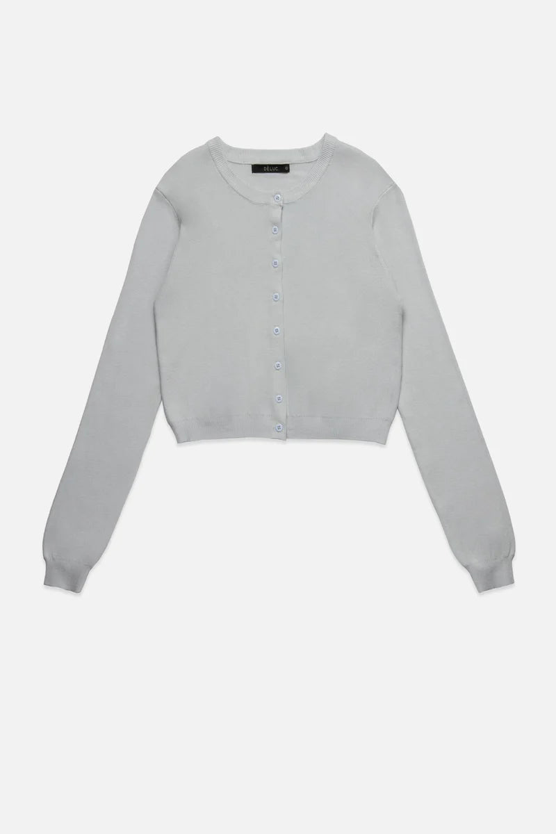 Clark Cardigan in light blue by Deluc