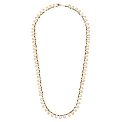 Cizgili Horse Shoe Necklace in bronze by JUJU