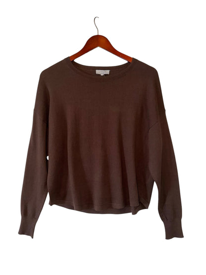 Shirttail Sweater in coffee bean by J.Society