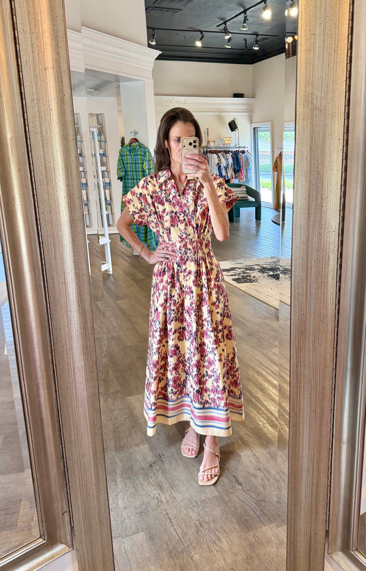 Floraia Dress in multi by Exquise