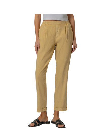 Rosalie Tapered Pant in mustard by KUT