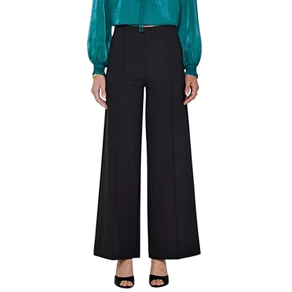 Straight Leg Ponte Pants in black by Current Air