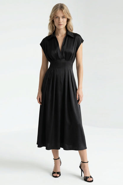 Aveline Dress in black by Exquise