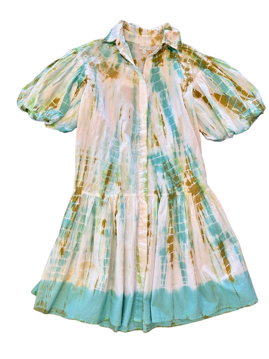 Frock It Dress in turquoise/green by WKND
