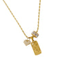 Prowess Necklace in gold by Farrah B