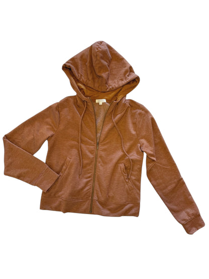 Long Sleeve Cropped Hoodie in sugar glaze by Mododoc