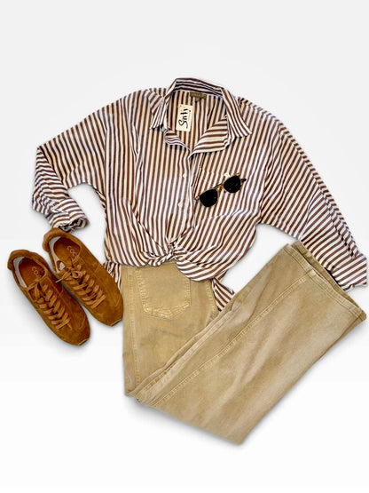 Lincoln Tennis Shoe in brown by Matisse