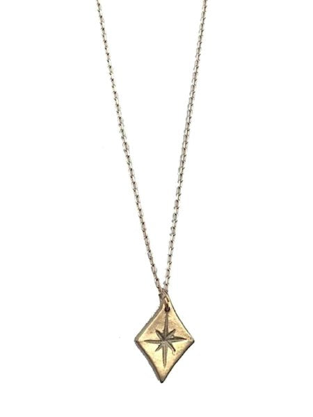 Flicker Necklace in gold by Farrah B