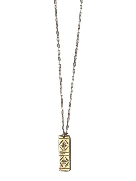 Enlighten Necklace in gold by Farrah B