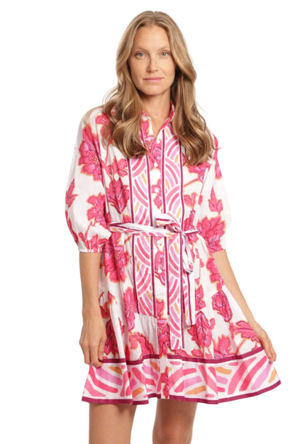 Selena Dress in pink lotus by Bindu
