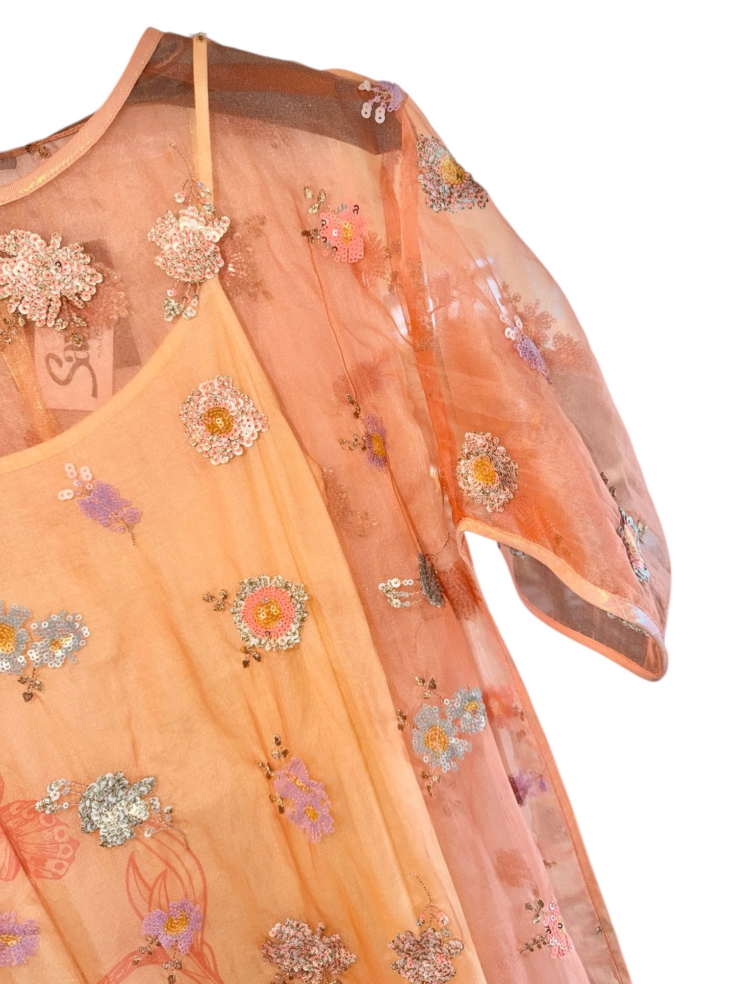 Donisha Embellished Dress in flamingo by Blank