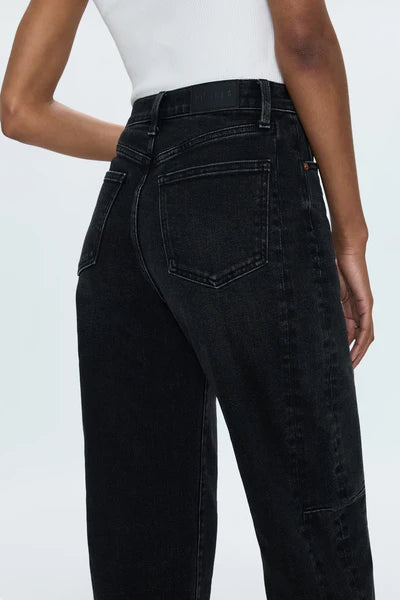 Eli High Rise Arched Leg in dark midnight by Pistola