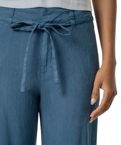 Meg Linen Wide Leg Pant in coastal blue by KUT