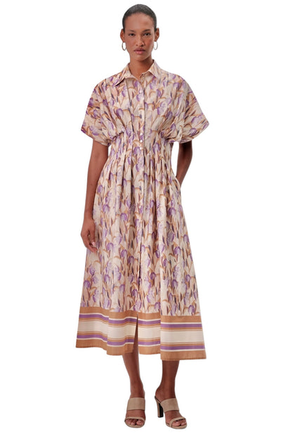 Kenya Printed Maxi Dress in multi color by Exquise