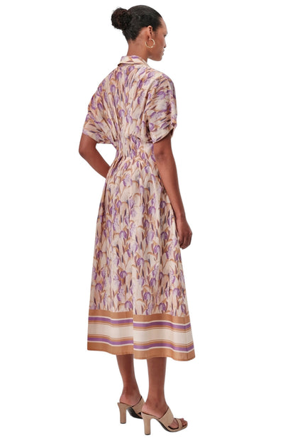 Kenya Printed Maxi Dress in multi color by Exquise